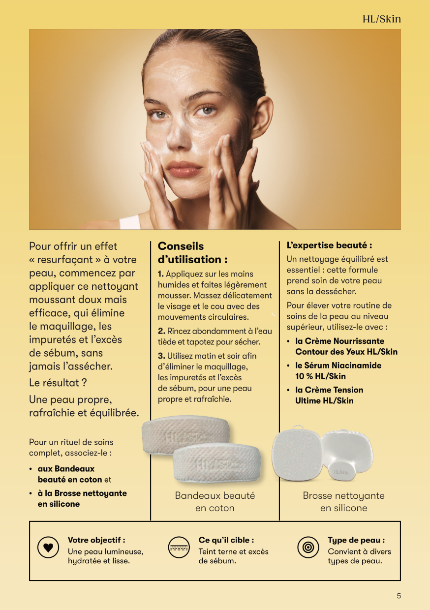 Gel Nettoyant Resurfaçant HL/Skin 147 ml