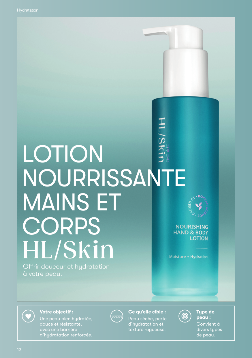 Lotion nourrisante mains et Corps